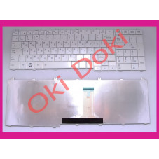 Клавіатура Toshiba Satellite C650 C660 L650 L670 L750 L750D L755 L775 біла