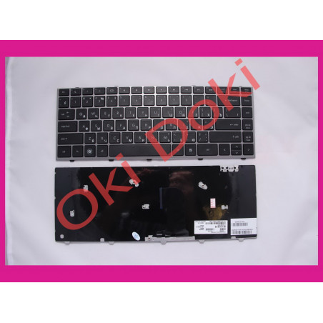 Клавіатура HP ProBook 4340s 4341s rus black сіра рамка
