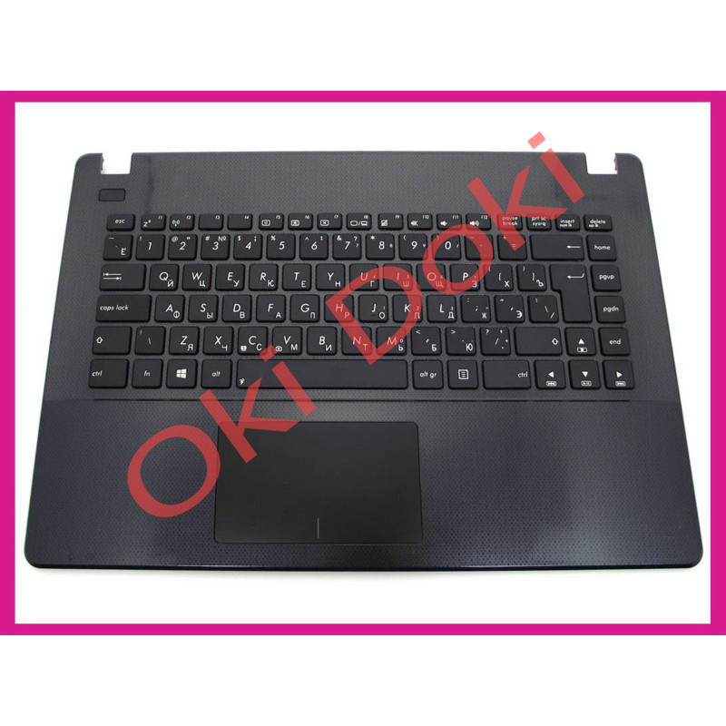 Клавиатура ASUS X450 series Keyboard+touchpad+передняя панель rus black