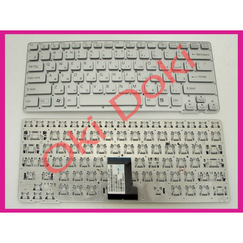 Клавіатура Sony VPC-CA Series RU silver без рамки