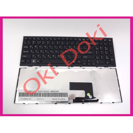 Клавиатура Sony VPC-EE Series RU Black с рамкой