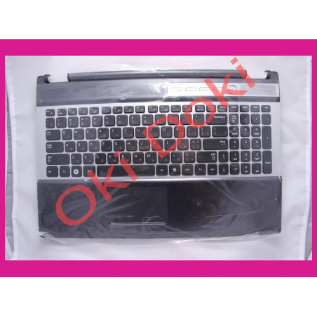 Клавиатура Samsung RC528 RC530 RF510 RF511 Q530 Keyboard+Touchpad+передняя панель rus black царапины УЦЕНКА!!!