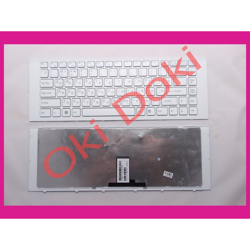 Клавиатура Sony VPC-EG VPC-EK Series RU white с рамкой