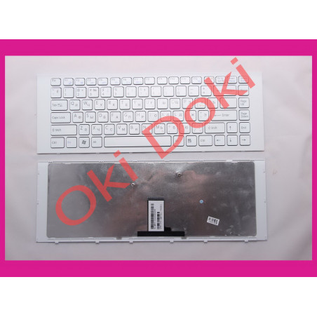 Клавиатура Sony VPC-EG VPC-EK Series RU white с рамкой