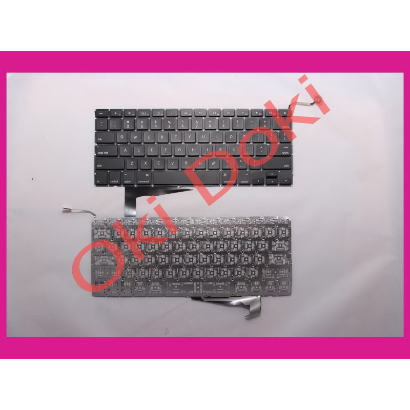 Клавиатура APPLE MacBook Pro A1286 MB470 MB471 2008 15.4" US black горизонтальный энтер Клавиатура APPLE MacBook Pro A1286 MB470 MB471 2008 15.4" US black горизонтальный энтер