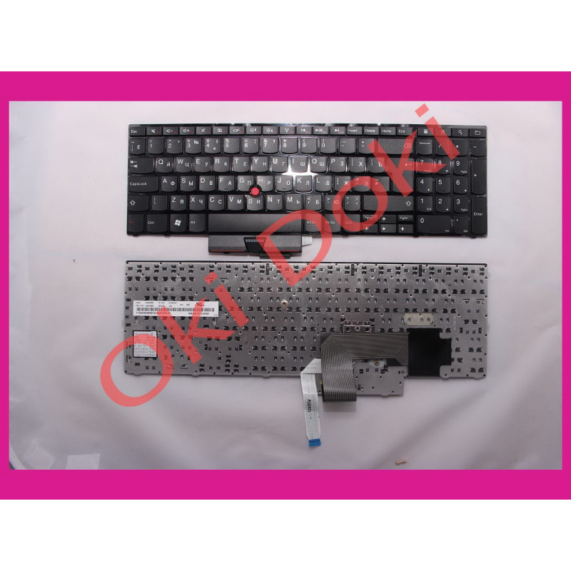 Клавиатура Lenovo ThinkPad Edge E520 E525 черная вертикальный Enter type 2