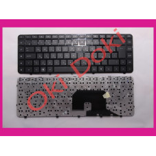 Клавіатура HP Pavilion dv6-3000 чорна із чорною рамкою вертикальний Enter type 2