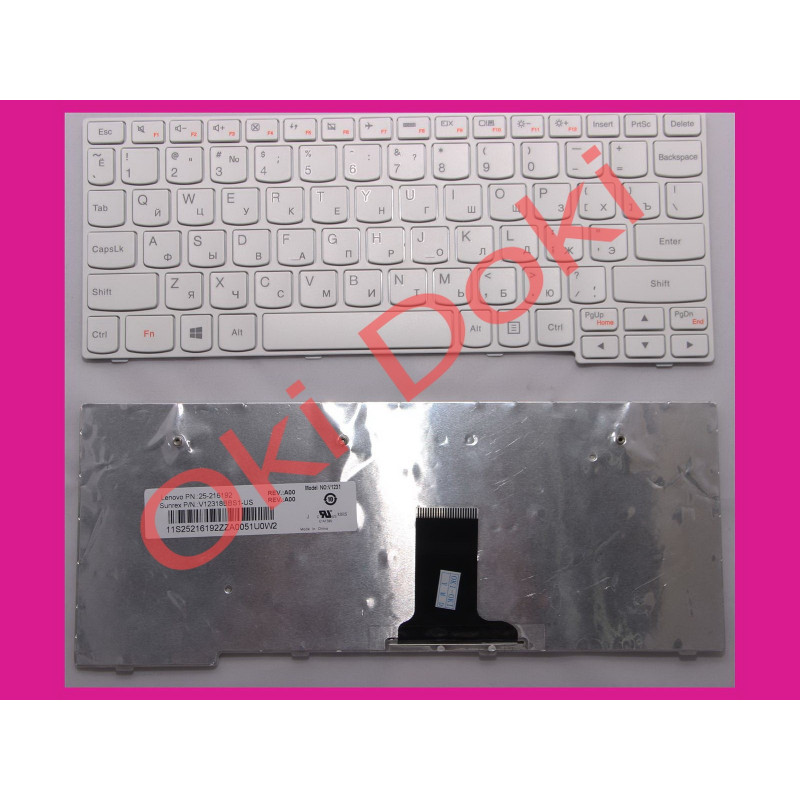 Клавиатура Lenovo IdeaPad S10-3 S10-3s S100 S110 белая type 2 Клавиатура Lenovo IdeaPad S10-3 S10-3s S100 S110 белая type 2