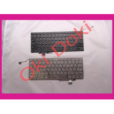 Клавиатура Apple MacBook Pro A1297 17" 2009-2011гг. US RU горизонтальный Enter клавиши под подсветку русские