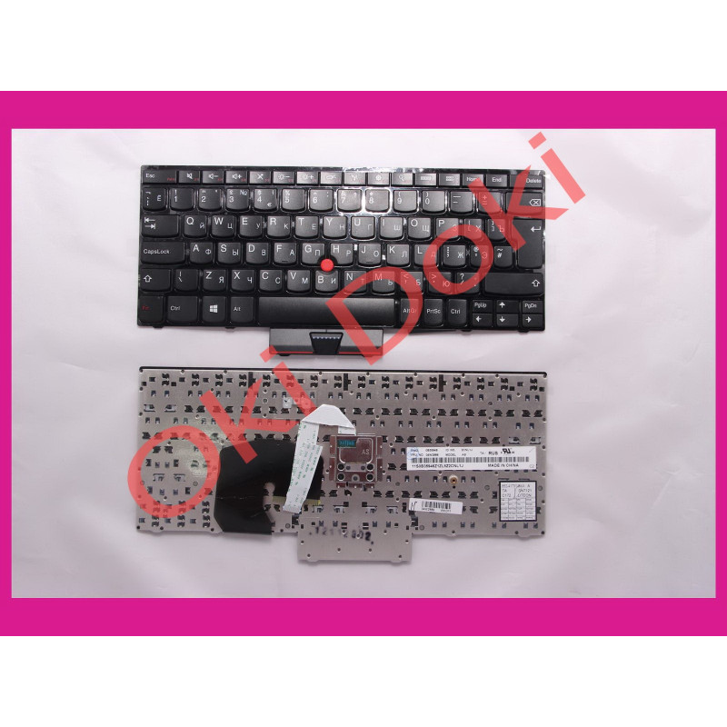 Клавіатура LENOVO ThinkPad S230 rus black