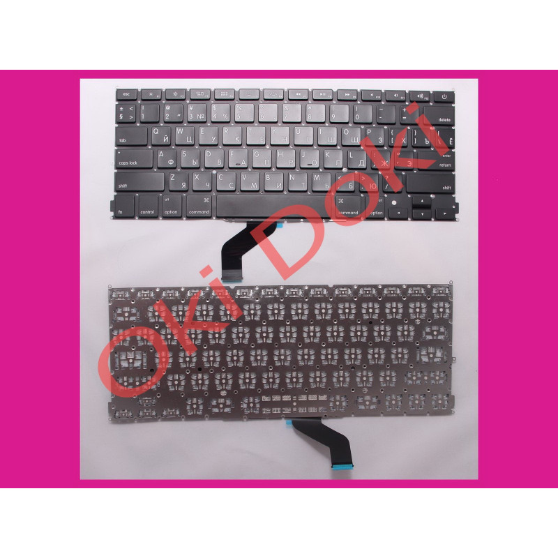 Клавіатура Apple MacBook Pro Retina A1425 13" 2013р. UK RU горизонтальний Enter