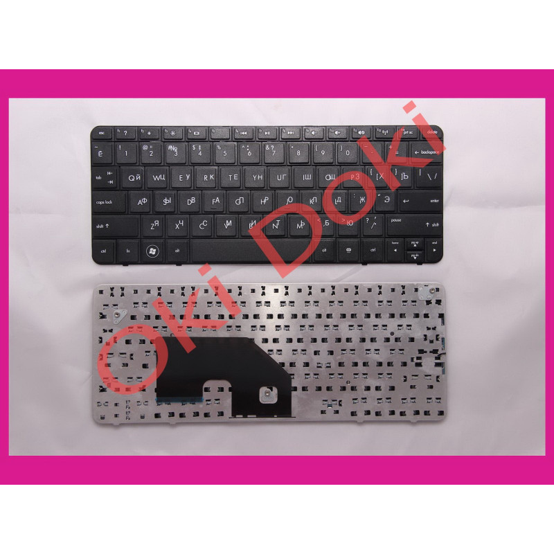 Клавіатура HP Mini 110-3000 110-3100 CQ10-400 CQ10-500 CQ10-600 CQ10-700 CQ10-800 rus black російські б