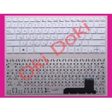 Клавиатура ASUS S200 X201 X202 series rus white type 3