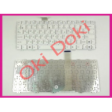 Клавиатура ASUS EeePC 1011 1015 1016 1018 series rus белая без рамки горизонтальный энтер type 6