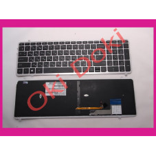 Клавіатура HP Envy Touchsmart M6-K000 M6-K100 series rus blacksilver рамка підсвітка клавіш RU and ENG