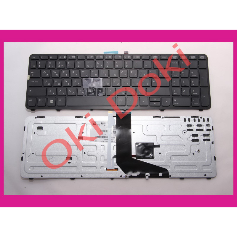 Клавіатура HP ZBook 15 17 series 15 G3 15 E3 17 G3 rus black з підсвіткою