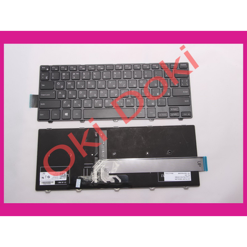 Клавіатура Dell Inspiron Dell 14-300014-5000 3442 3441 3451 3458 3445 3446 3447 5445544254475448 5459 7447 Vos
