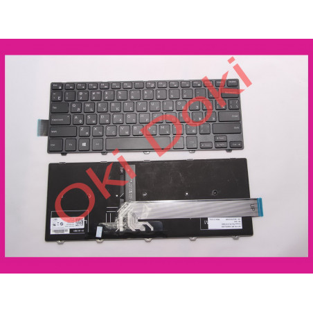 Клавіатура Dell Inspiron Dell 14-300014-5000 3442 3441 3451 3458 3445 3446 3447 5445544254475448 5459 7447 Vos