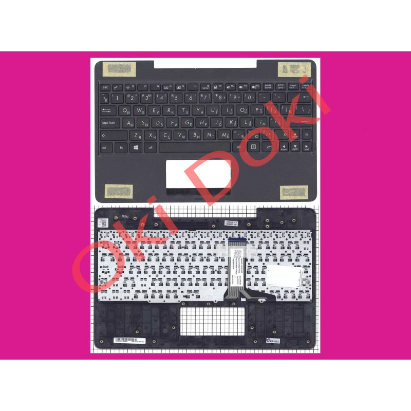 Клавиатура Asus T100 series Keyboard+передняя панель rus black