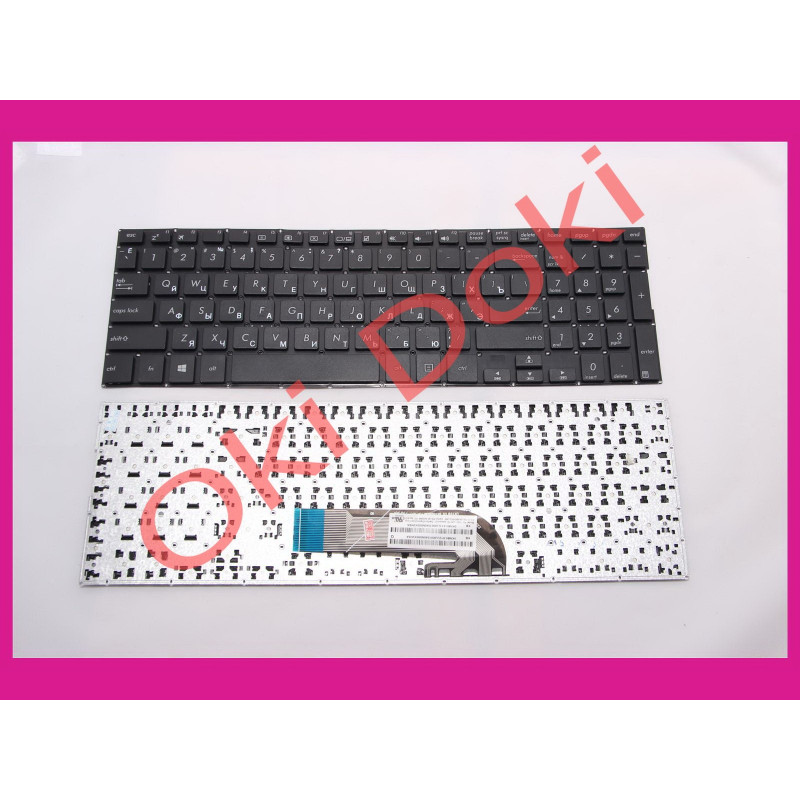 Клавіатура ASUS TP500 series rus black small enter