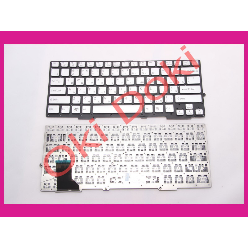 Клавиатура Sony Vaio SVE13 SVS13 silver Клавиатура Sony Vaio SVE13 SVS13 silver