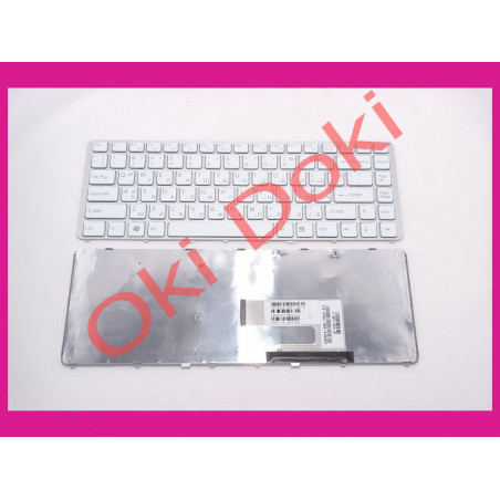 Клавіатура Sony Vaio VGN-NW white silver frime type 2