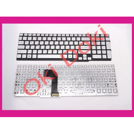 Клавіатура Sony Vaio SVS15 series rus silver type 2