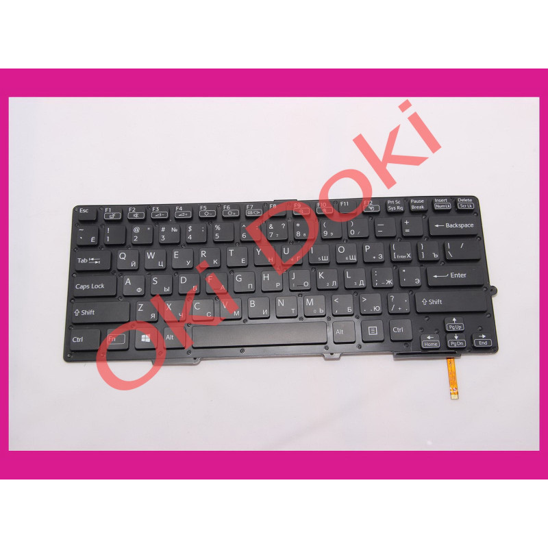 Клавиатура SONY SVE13 SVS13 Black с подсветкой Клавиатура SONY SVE13 SVS13 Black с подсветкой