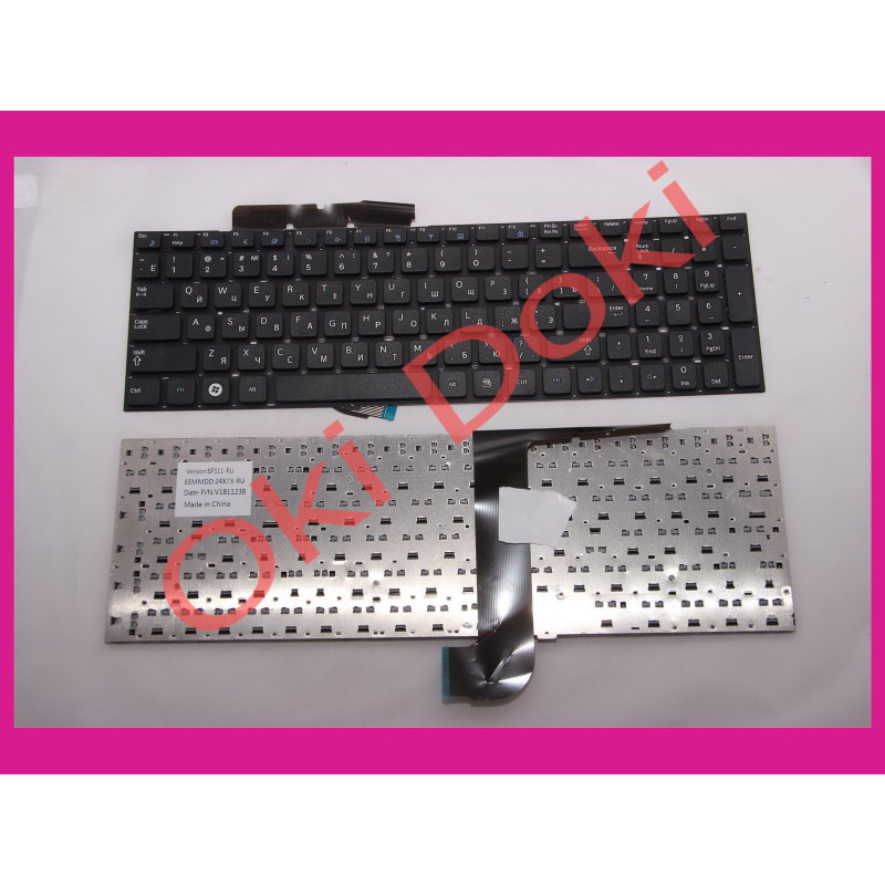 Клавиатура Samsung RC528 RC530 RF510 RF511 Q530 rus black без рамки черная Клавиатура Samsung RC528 RC530 RF510 RF511 Q530 rus black без рамки черная
