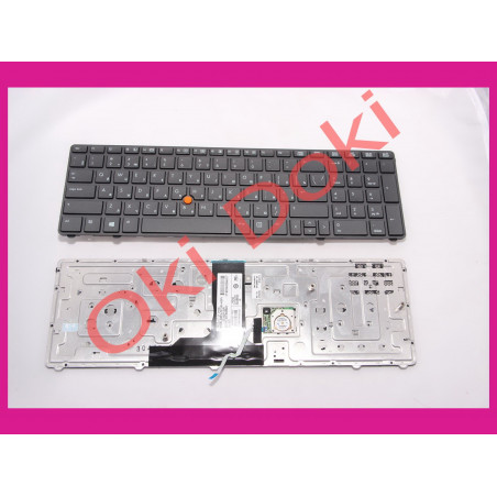 Клавиатура HP EliteBook 8760w 8770w rus black