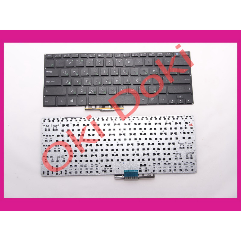 Клавиатура ASUS Q301 S301L S301LA rus black without frime русские буквы зеленого цвета Клавиатура ASUS Q301 S301L S301LA rus black without frime русские буквы зеленого цвета