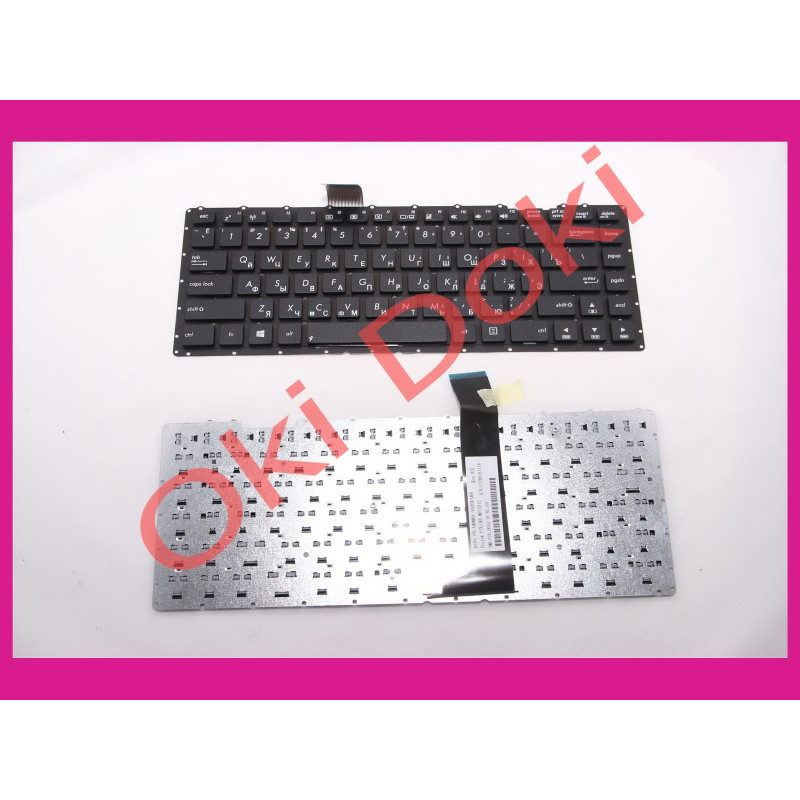 Клавиатура Asus X401 X450 black русские буквы серого цвета type 1 Клавиатура Asus X401 X450 black русские буквы серого цвета type 1