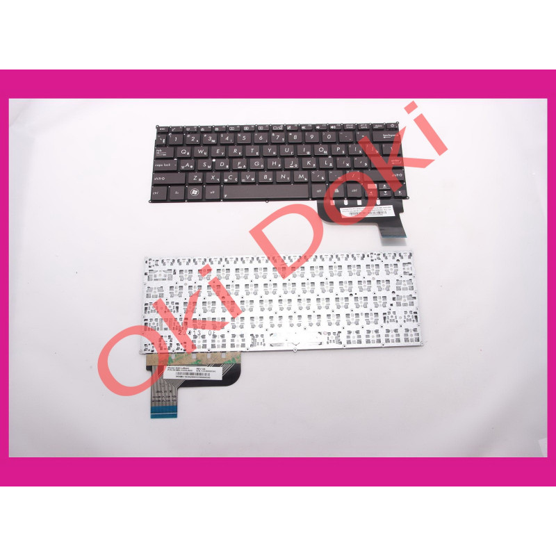 Клавіатура ASUS TX201 series rus dark brown without frime