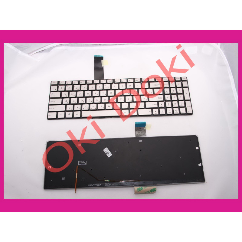 Клавиатура Asus Q500 Q500A silver with backlith 9Z. N8BBU. J01 0KNB0-6670US00 0KN0-N71US13 NSK-UPJ01 Клавиатура Asus Q500 Q500A silver with backlith 9Z. N8BBU. J01 0KNB0-6670US00 0KN0-N71US13 NSK-UPJ01