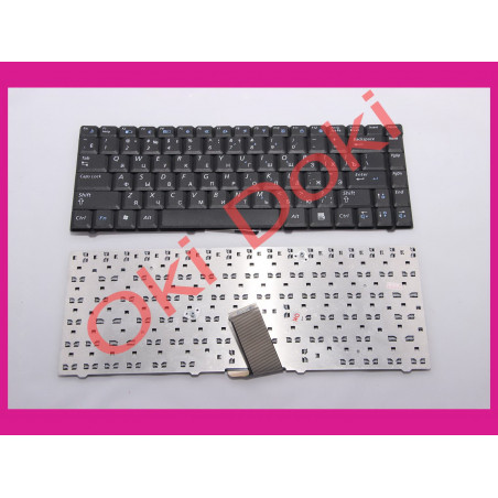 Клавіатура Samsung R517 R518 R519 BA59-02581C type 2 чорна