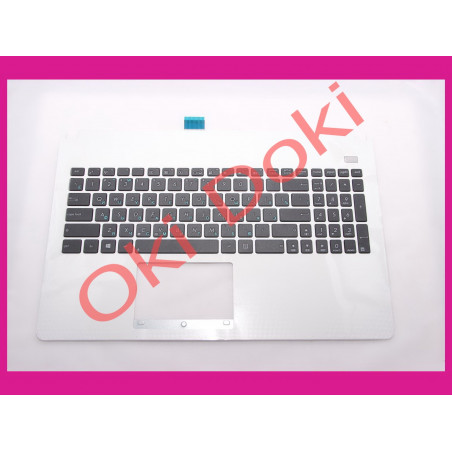 Клавиатура Asus X501 series Keyboard передняя панель rus white