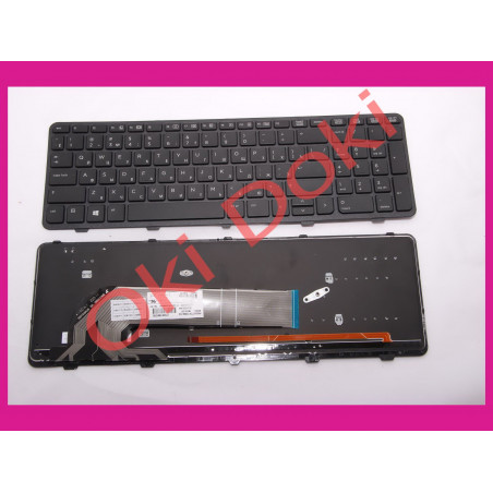 Клавиатура HP ProBook 450 455 470 без рамки G1 G2 650 655 G1 G2 backlith Ru Eng