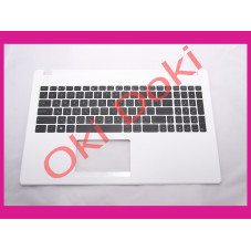 Клавіатура ASUS (X551 R512 series Keyboard+передня панель) rus white
