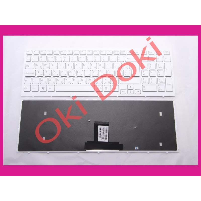 Клавіатура Sony Vaio VPC-EB white frime