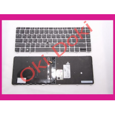 Клавіатура HP EliteBook 745 G3 745 G4 840 G3 840 G4 850 G3 850 G4 rus black silver frame підсвітка клавіш