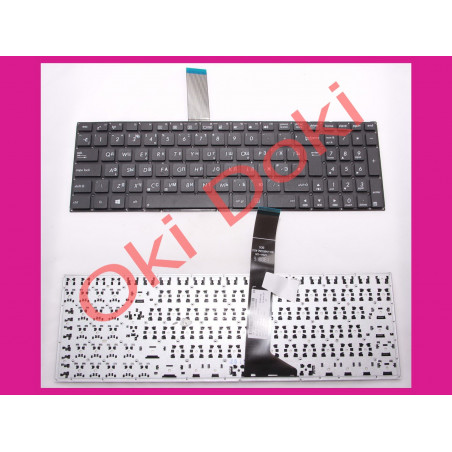 Клавиатура Asus X501 X550 X552 X750 series rus black без рамки с креплениями вертикальный энтер