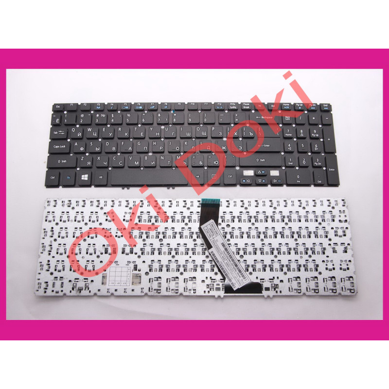 Клавиатура Acer M3-581 M5-581 V5-531 V5-551 V5-571 series rus black без рамки 15.6" type 3 win 10 Клавиатура Acer M3-581 M5-581 V5-531 V5-551 V5-571 series rus black без рамки 15.6" type 3 win 10