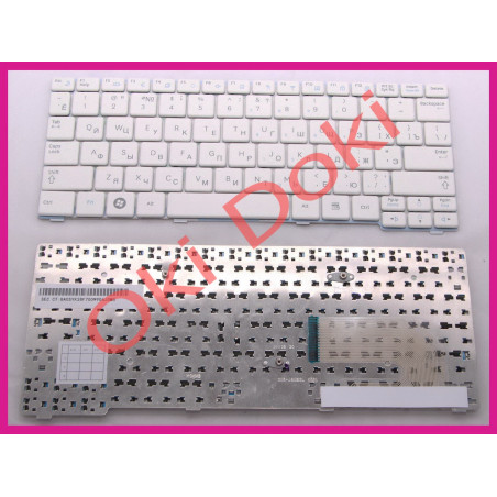 Клавіатура Samsung N148 N150 N100 N128 N145 N143 NB30 NB20 біла type 2