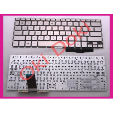 Клавіатура Asus UX31 UX31 UX32 UX32 rus silver без рамки без підсвітки та клавіші не під підсвітку