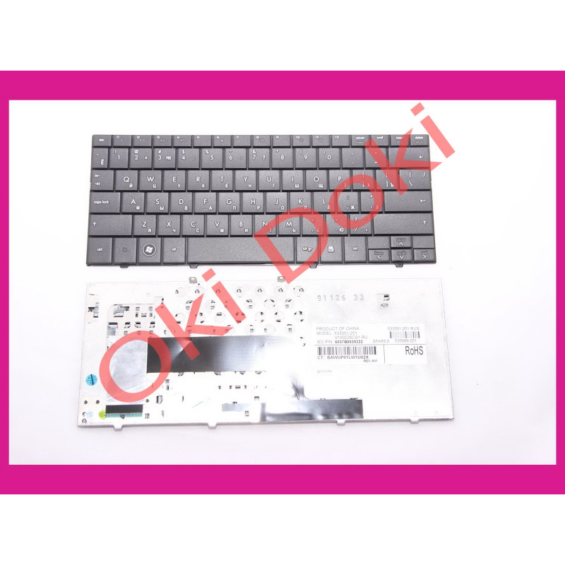 Клавиатура HP Compaq Mini 102 110c 110-1000 110c-1000 CQ10-100 rus black горизонтальный энтер Клавиатура HP Compaq Mini 102 110c 110-1000 110c-1000 CQ10-100 rus black горизонтальный энтер
