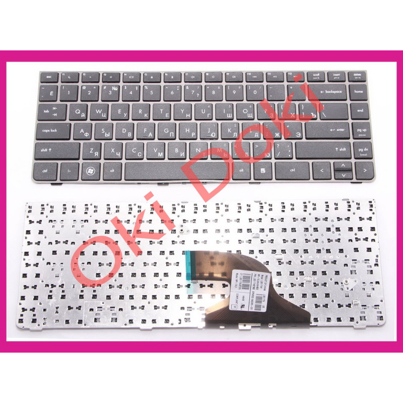 Клавиатура HP ProBook 4330S 4331S 4430 черная с серой рамкой Клавиатура HP ProBook 4330S 4331S 4430 черная с серой рамкой