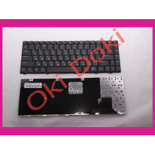 Клавиатура Asus W3 W3J A8 F8 F8S N80 X80 black энтер горизонтальный русские буквы белые type 2