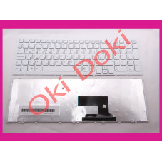 Клавиатура SONY VPC-EH series rus white frime вертикальный энтер