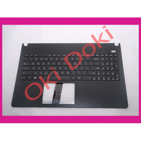 Клавиатура Asus X501 series Keyboard+touchpad+передняя панель rus dark blue
