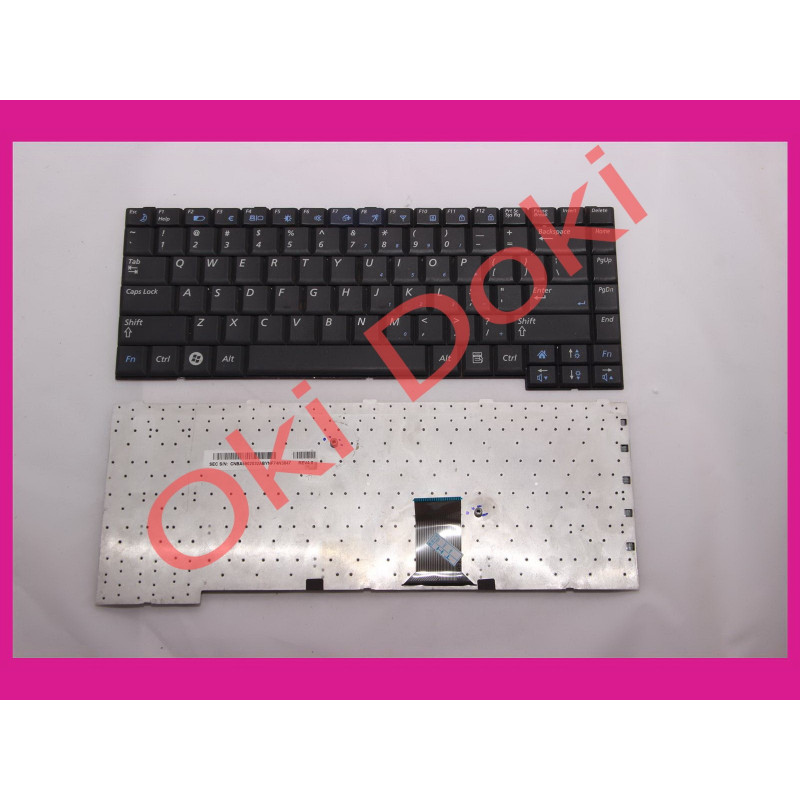 Б,У Клавиатура для ноутбука Samsung R18, R19, R20, R23,R25 ENG (наклейки РУ в подарок)